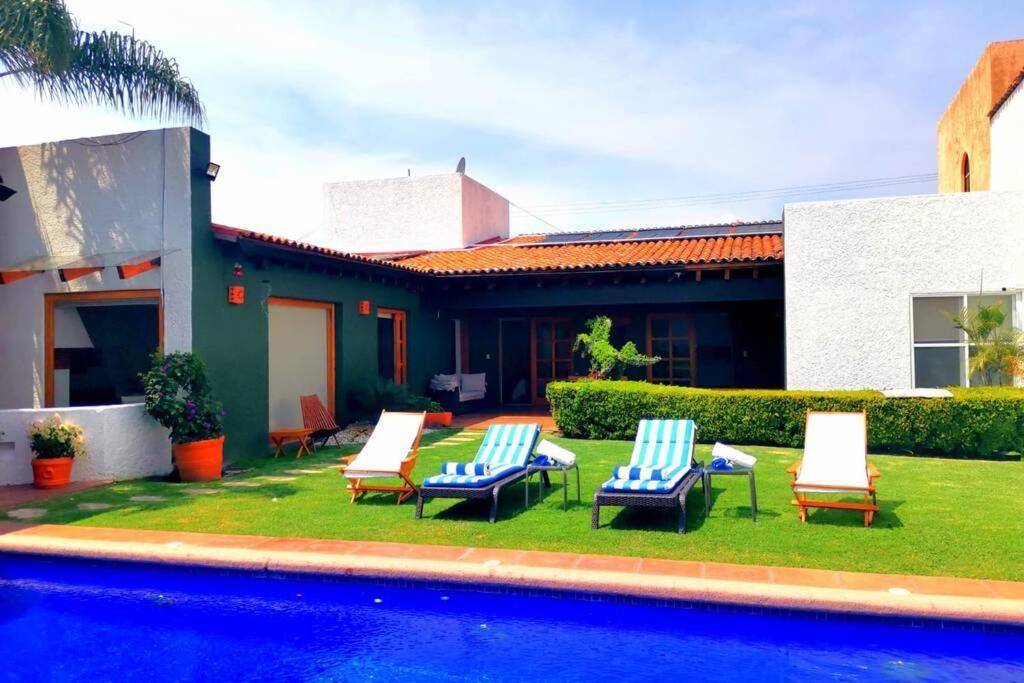 Casa Luna con alberca privada Cuernavaca Exterior foto